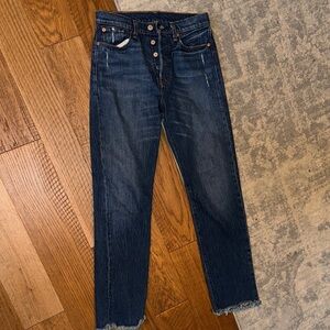 Women’s Levi's Dark Blue Straight Leg Jeans